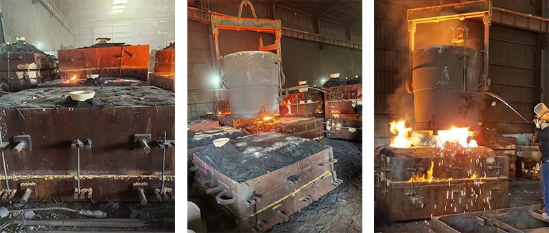 Aluminum sow mold production Aluminum sow mold production